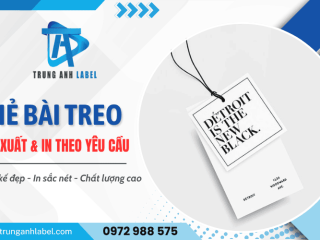 Dịch vụ sản xuất thẻ bài treo số lượng lớn - Thiết kế đẹp, in sắc nét
