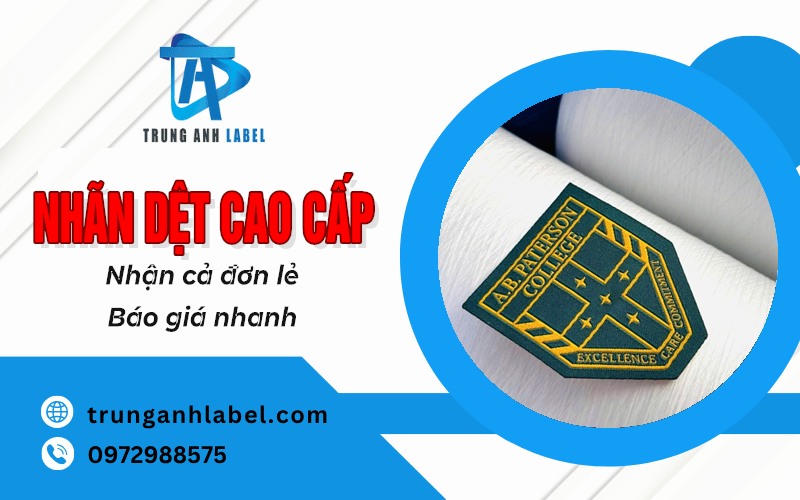 nhãn dệt nhãn laser Bình Dương