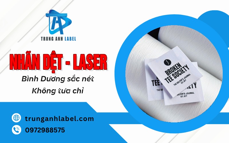 nhãn dệt nhãn laser Bình Dương